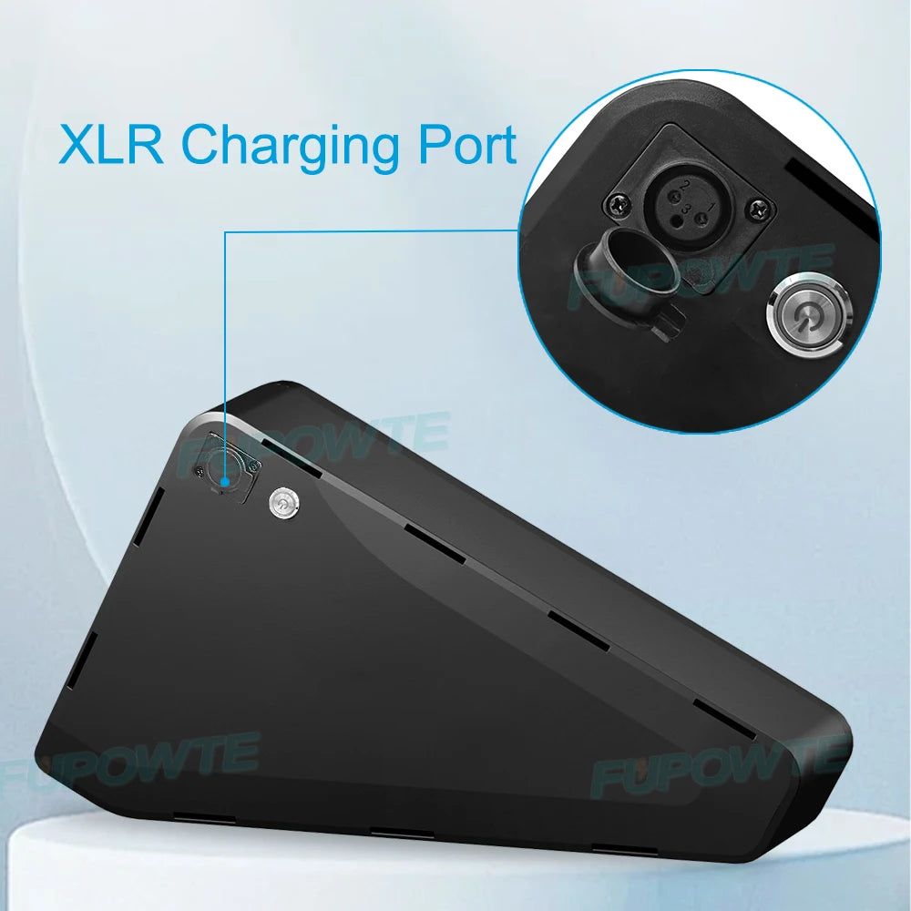 36v-52v hard case triangle battery