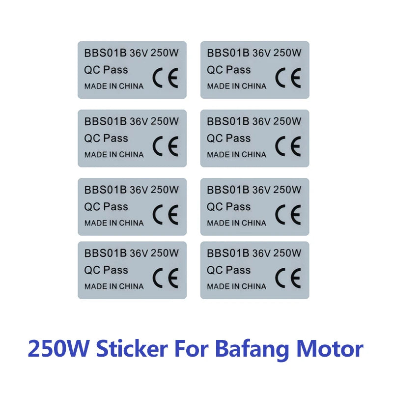 6pcs 36V 250W Stickers