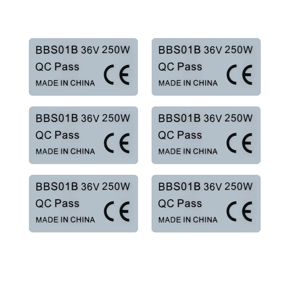 6pcs 36V 250W Stickers