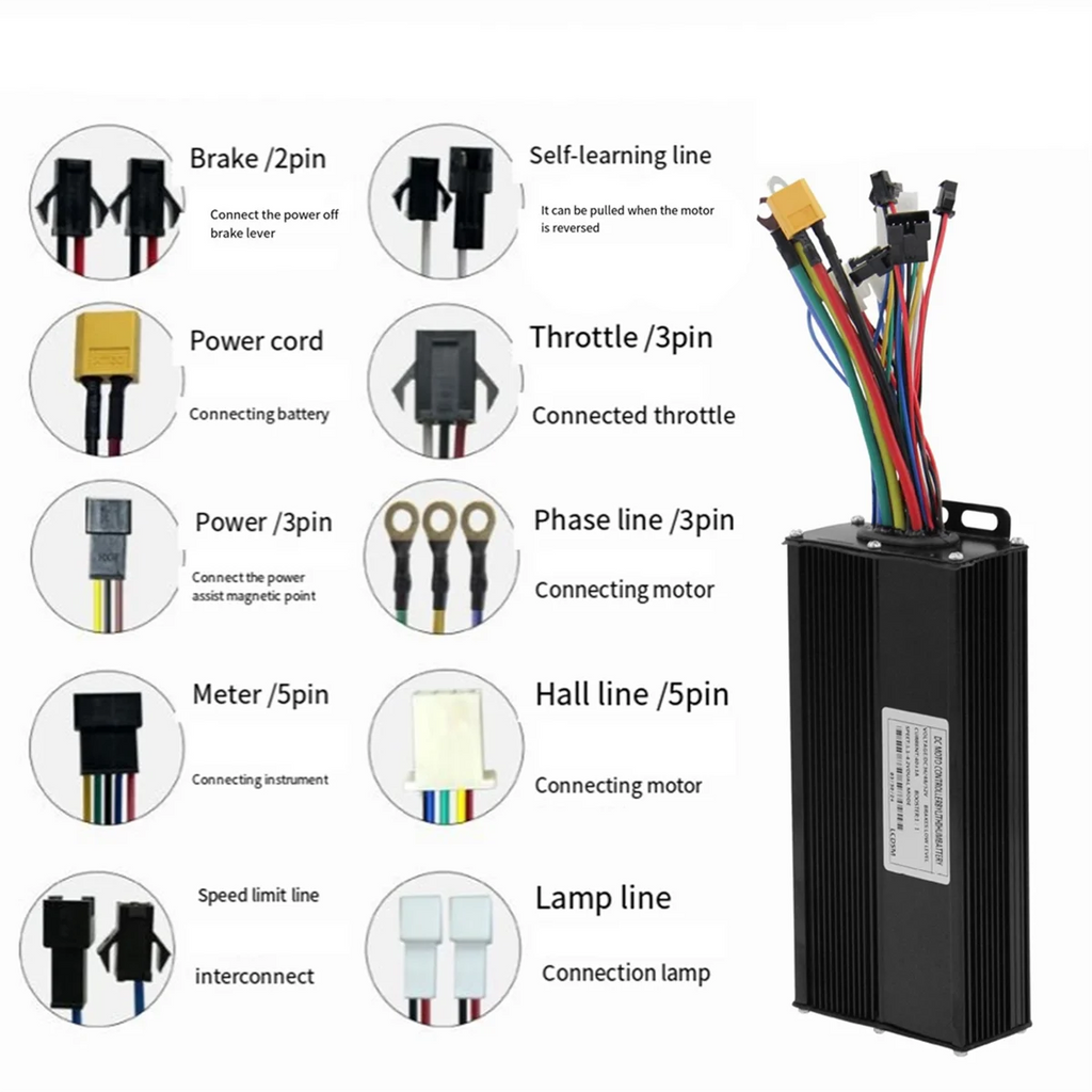 36-52V 40A Sine Wave Controller