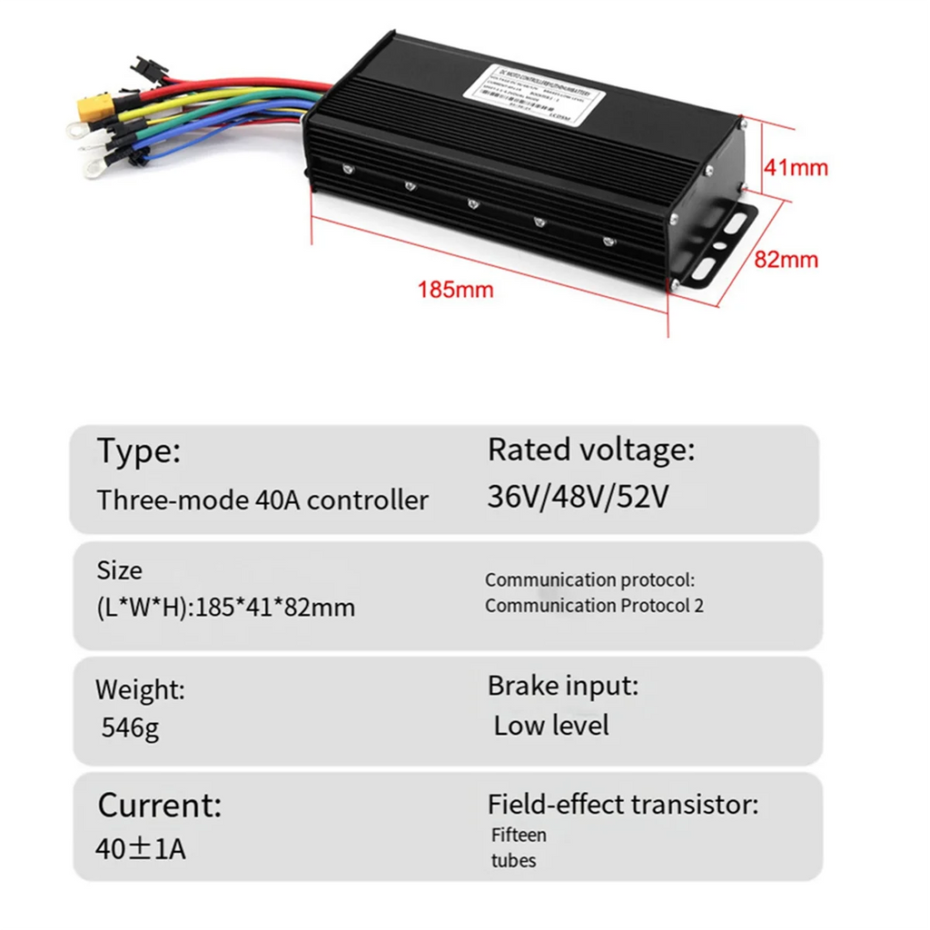 36-52V 40A Sine Wave Controller